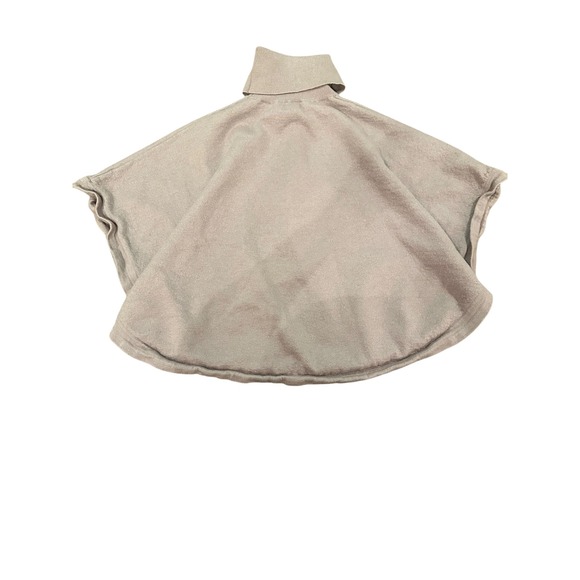 Antonio Melani Women's Wool Poncho Taupe M/L - Picture 2 of 6